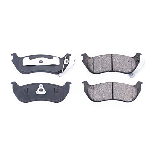 Z16 Evolution PowerStop Rear Ceramic Brake Pads For Jeep Liberty 2003-2007, Jeep TJ 2003-2004, Jeep Wrangler 2003-2006 [Model Specific]
