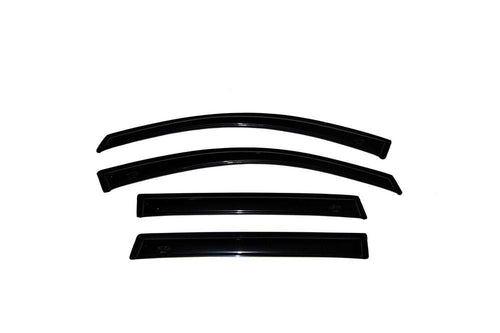 Auto Ventshade [AVS] Rain Guards Outside Mount For 2002 - 2008 Dodge Ram 1500; 2003 - 2009 Dodge Ram 2500/3500, QUAD CAB ONLY / MEGA CAB | Window Vent Visors, 4 pcs. - Smoke | 94623