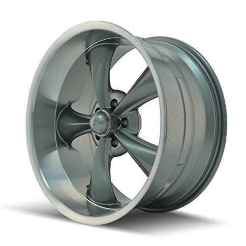 Grey Ridler Style 695 W/MACHINED Lip Wheel (17 x 7. inches /5 x 114 mm, 0 mm Offset)