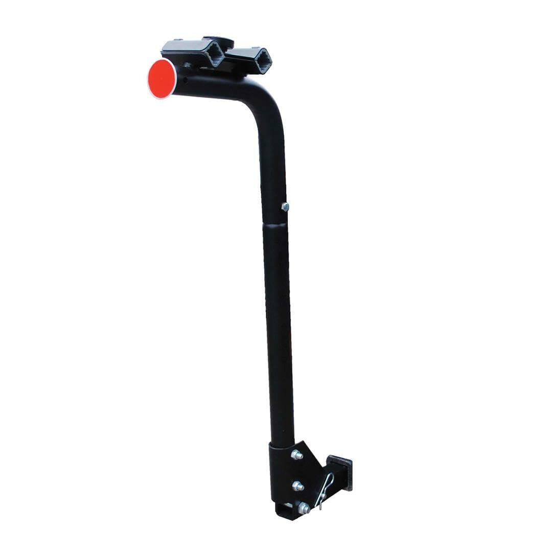 Husky Bike Rack Towing 81146, 2 Inch Receiver Hitch Mount, Holds 2 Bikes, Up to 60 Pound Weight Capacity, Bike Frame Clamp, Without Lock, Non-Foldable, Black Powder Coated, Steel