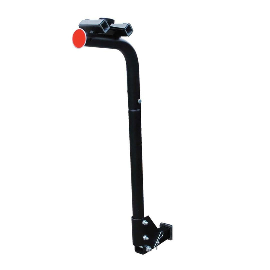 Husky Bike Rack Towing 81146, 2 Inch Receiver Hitch Mount, Holds 2 Bikes, Up to 60 Pound Weight Capacity, Bike Frame Clamp, Without Lock, Non-Foldable, Black Powder Coated, Steel