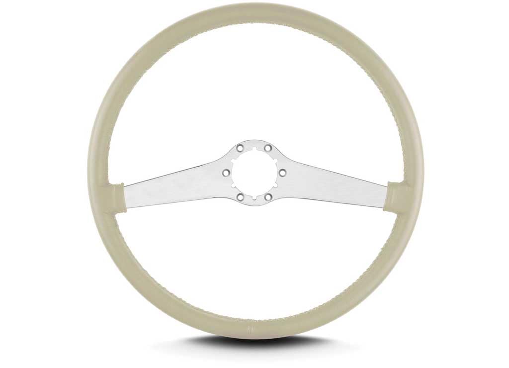 Two Smooth Lecarra 15" Brushed Thin Grip Bone 67613