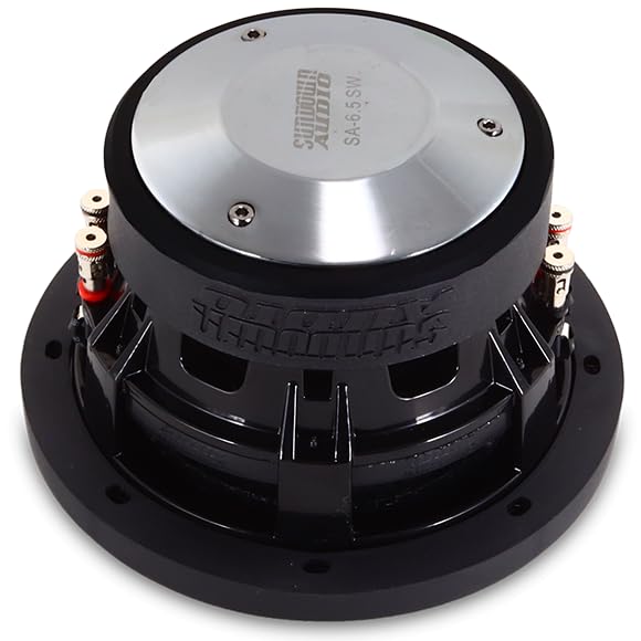 X-Series v.2 Sundown Audio 6.5" Car Subwoofer | 400W RMS, 4-Ohm DVC, Triple-Stacked Magnet, Deep Bass SPL | Competition Grade Audio Sub for Small Enclosures