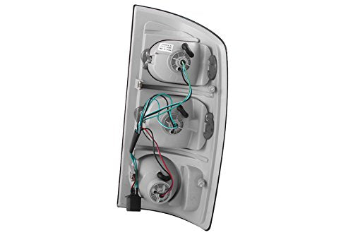 Chrome Euro Tail Light Set-Clear Lens ANZO USA 211043