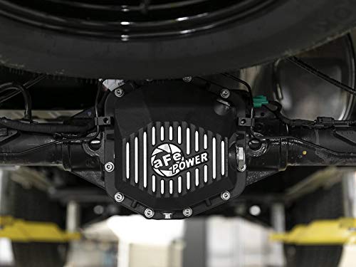 aFe Power Pro Series 46-71171B Differential Cover Black w/Machined Fins & Gear Oil (Dana M220)
