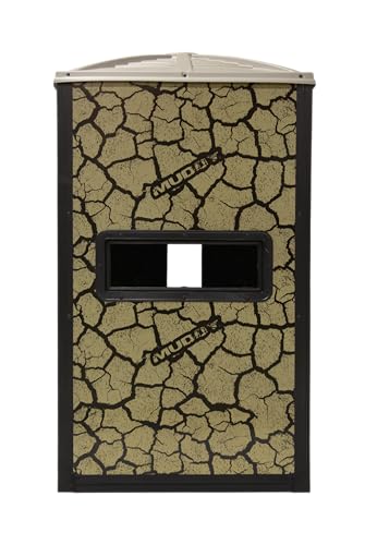 Muddy Box Blind/Gunner Steel Wall Construction/Cracked Mud Camo