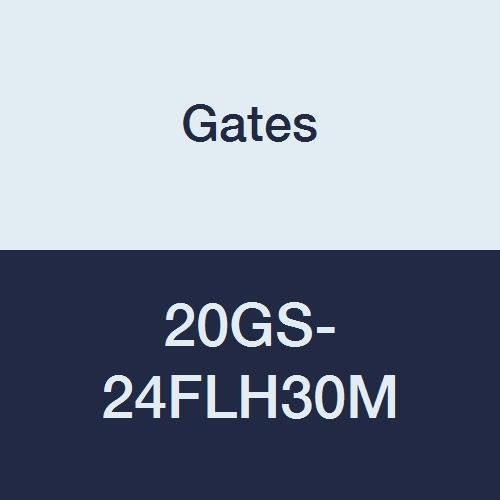 GlobalSpiral Couplings Gates 20GS-24FLH30M, Code 62 O-Ring Flange Heavy, Zinc Plated Carbon Steel, 7.24", 30° Bent Tube, 1 1/4" ID