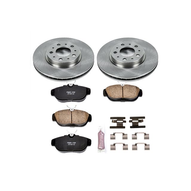 POWERSTOP Autospecialty KOE571 Front Replacement Brake Kit-OE Brake Rotors & Ceramic Brake Pads
