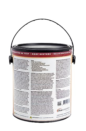 1 Gallon Dicor RP-FRC-1 Fiberglass RV Roof Coating System - White