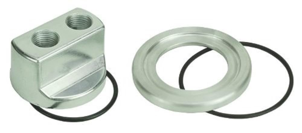Silver Derale 15705 Engine Spin-On Adapter