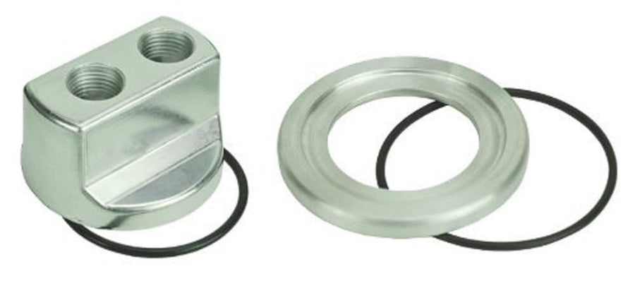 Silver Derale 15705 Engine Spin-On Adapter
