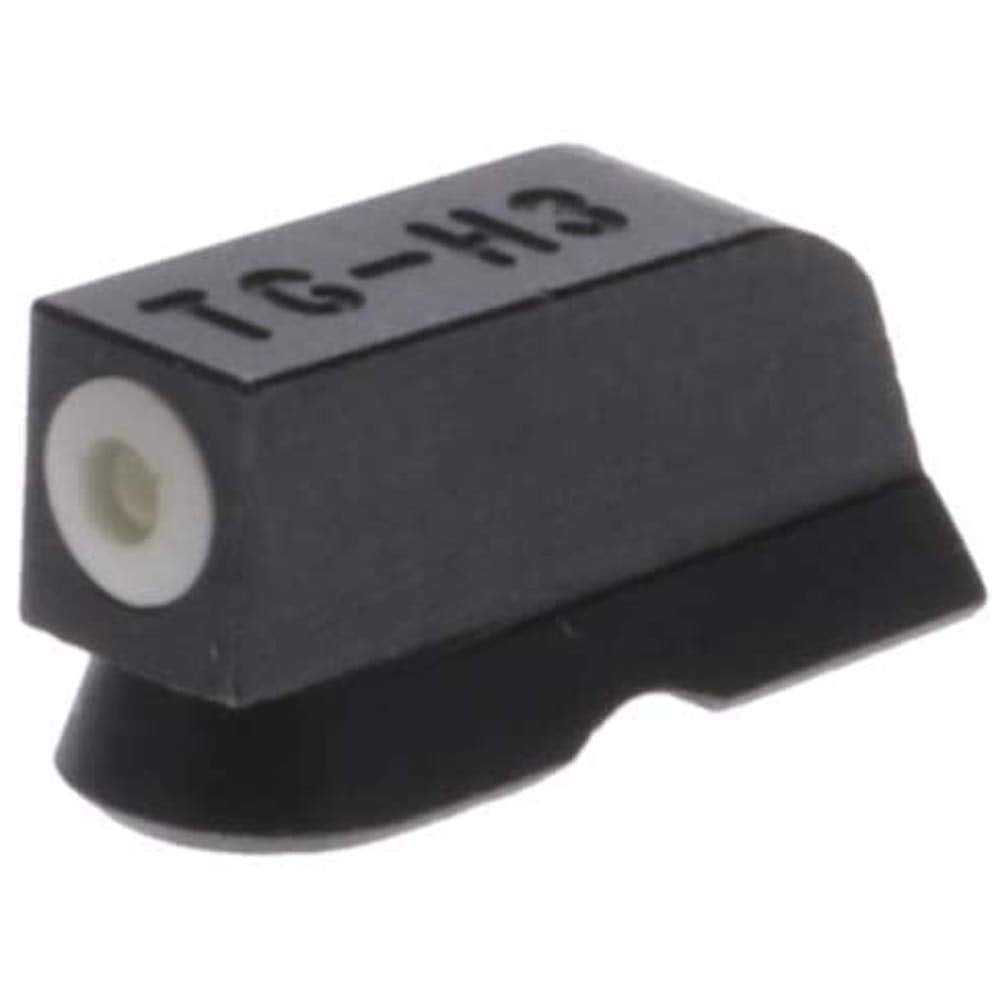 Tritium Pro Compact Night Sights TRUGLO with Daylight White Dots, Night Tritium Dots & Focus Lock Front Ring for CZ Handguns, Black