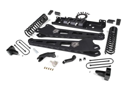 Zone Offroad 2019-2023 Ram 3500 ZOND87 & '24 Dodge/Ram 2500/3500 4WD Diesel 4.5 in Radius Arm Suspension Lift Kit w/OL Spr. | 2" Rr. Lift | 8 Bolt | No Shocks
