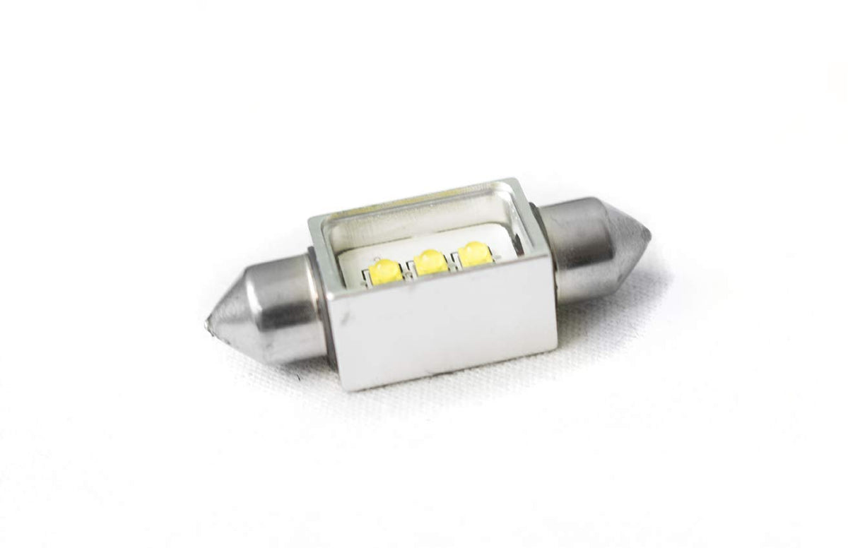 Festoon 36mm Hi Power 5-Watt CREE LED Replacement Bulbs- Each (White) Blast Series