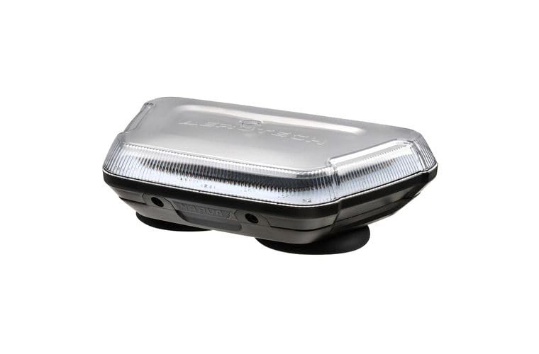 Vision X 9.84" AEROTECH MINI BAR Amber Clear Lens MAG Base with Lead (Single Stack) Lighting 10-80V