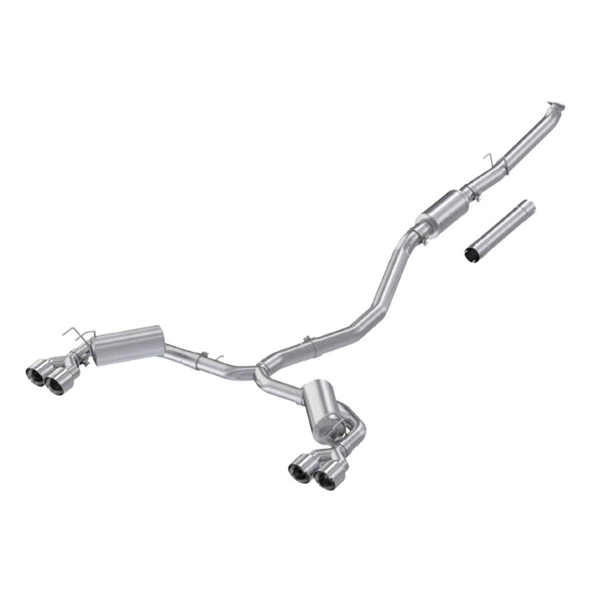 MBRP S4906AL Exhaust - MBRP Exhaust S4906AL Armor Lite Cat Back Exhaust System Fits 22-24 Civic