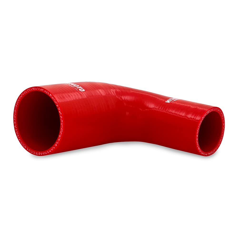 Mishimoto 90-Degree MMCP-R90-2030RD Silicone Transition Coupler, 2.00" to 3.00", Red