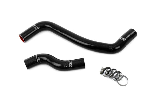 High Temp HPS Reinforced Silicone Black Radiator Coolant Hose Kit, 57-2124-BLK