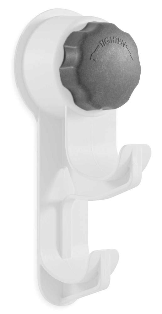 Marine Camco 44030 Mechanical Suction Cup Towel Hook - The Perfect Solution for Hanging a Variety of Items to The Interior/Exterior of Your Boat, Glass or Other Smooth Surface