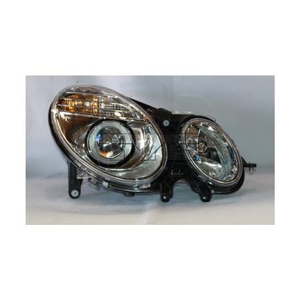 Right TYC Headlight Assembly Compatible with 2007-2009 Mercedes Benz E-class