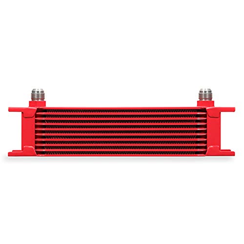 Mishimoto Universal 10 Row Red Oil Cooler, MMOC-10RD