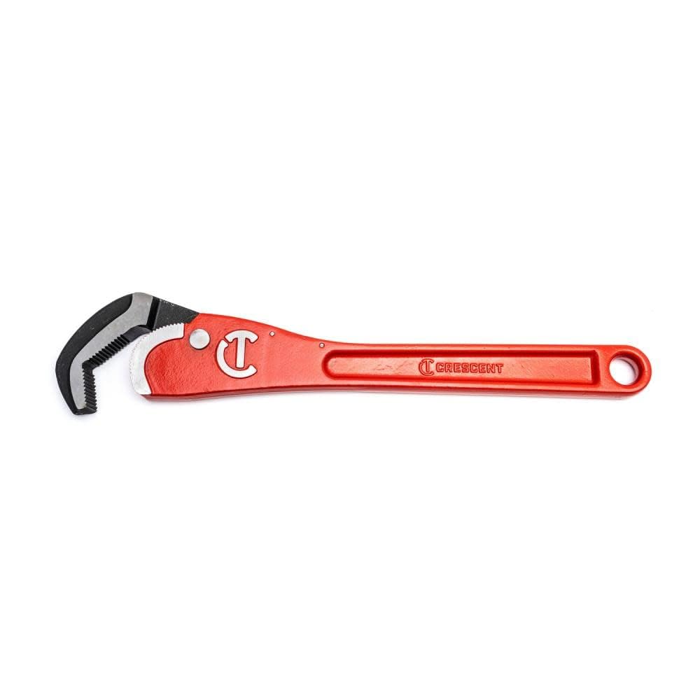 Pipe Crescent Tool Wrench Self Adjustable 16' Steel Handle