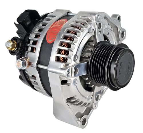 Alt GM Denso Powermaster Polish 175A 6grv Decoupler Pulley 2014-19 Corvette 1-Wire