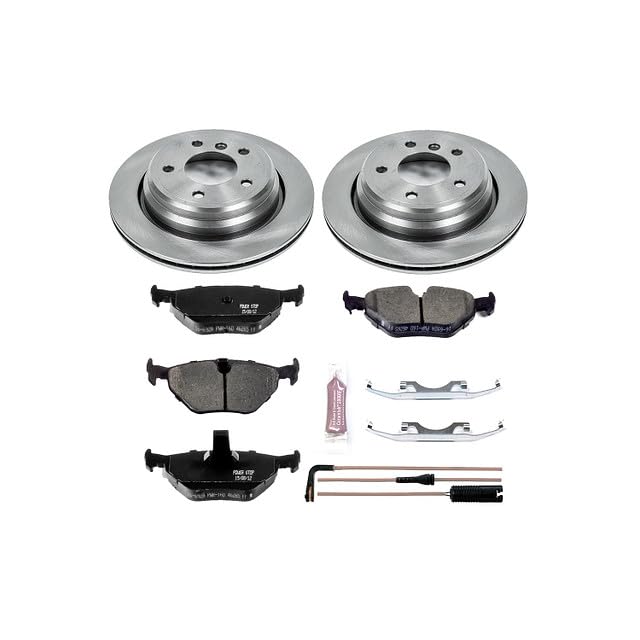 Power Stop Autospecialty KOE3125 Rear Replacement Brake Kit-OE Brake Rotors & Ceramic Brake Pads