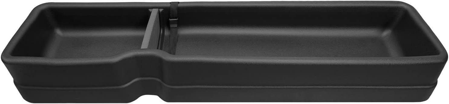 Husky Liners Gearbox - Storage Box Under Seat | Fits 2015-2024 F-150 (Includes 22-23 Lightning) w/Out Optional fold Flat STG Box, 17-23 F-250, F-350 Black, 1 Pc. | 09281
