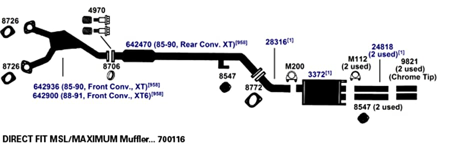 Hanger AP Exhaust 8547