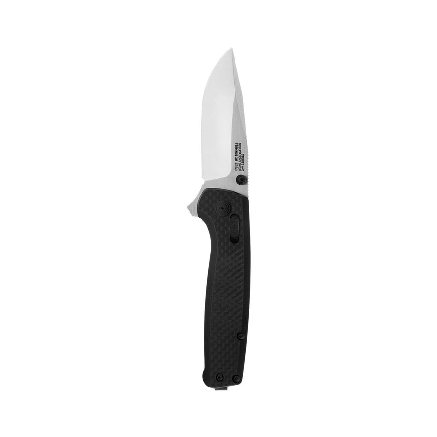 SOG Ergonomic Terminus XR Balanced Lightweight Ambidextrous Folding Knife| G10 Carbon Fiber Handle | S35VN Steel Blade