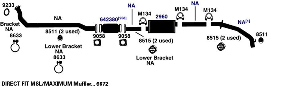 U Clamp AP Exhaust - 8633