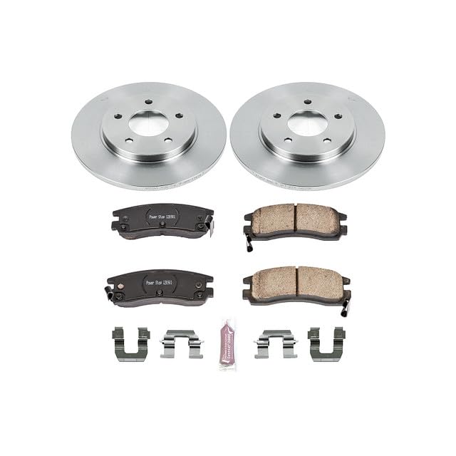 Power Stop KOE5484 Rear Replacement Brake Kit-OE Brake Rotors & Ceramic Brake Pads For Regal, Lumina, Monte Carlo, Olds Cutlass Supreme, Pontiac Grand Prix [Model Specific]
