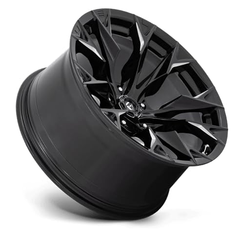 FLAME FUEL OFF-ROAD 20X10 5X5.5 4.79-18mm GLOSS BLACK MILLED - D8032000B447