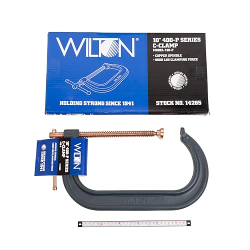 Wilton C-Clamp Spark-Duty, 10-1/8" Opening, 5-7/8" Throat, 8000 Lbs. Clamping Force (Model 410-P)