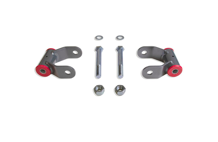 Part# 713210 MaxTrac SUSPENSION'S is A Pair of 1" Rear Lift Shackles FABRICATED from Steel & Powder Coated Grey