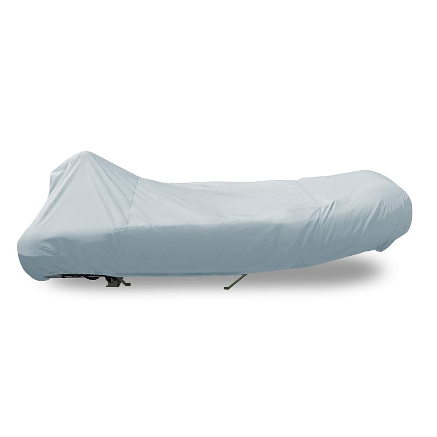 Styled-to-Fit Carver 7INF10BS-11 Boat Cover for Blunt Nose Inflatable Boats - 10'6", Mist Gray