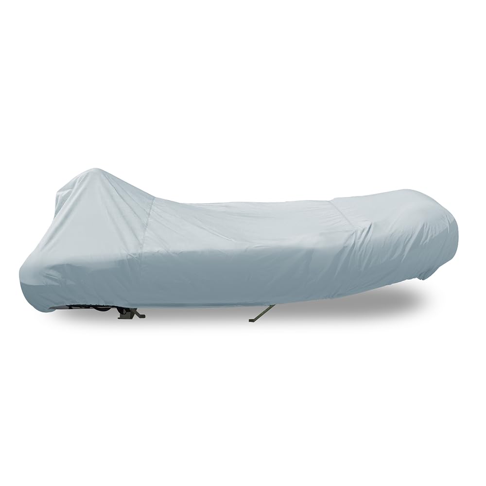 Carver Poly-Flex II Boat Cover Styled-to-Fit f/9.5' Blunt Nose Inflatable Boats - Grey