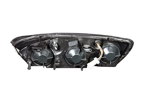 Crystal ANZO USA Headlight Set-Black 121221