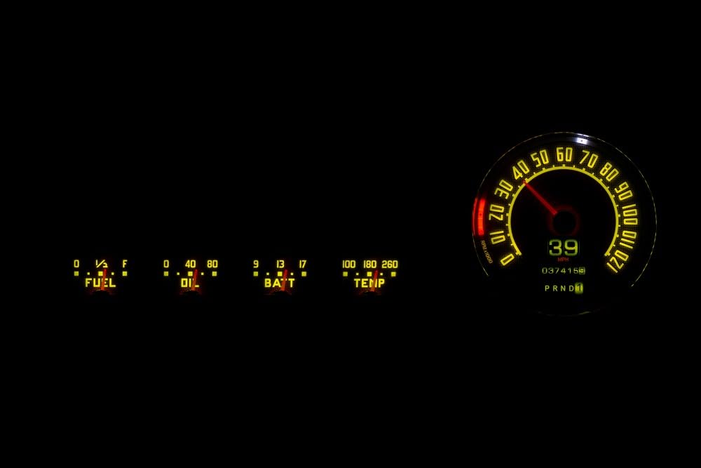 Dakota Digital Retrotech Gauge RTX-42F-X Instrument System Compatible with 1942-48 Ford Car