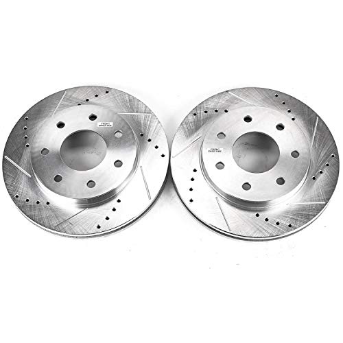 Evolution Power Stop AR8597XPR Drilled & Slotted Front Rotor Pair