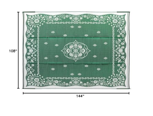 Oriental Awning Camco Leisure Mat-Green 9' x 12'