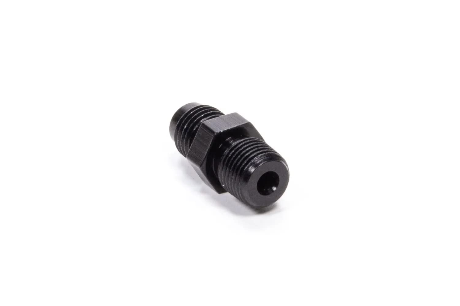 Fragola Performance Systems #4 X 1/8 Mpt Straight Adapter Black 481604-BL