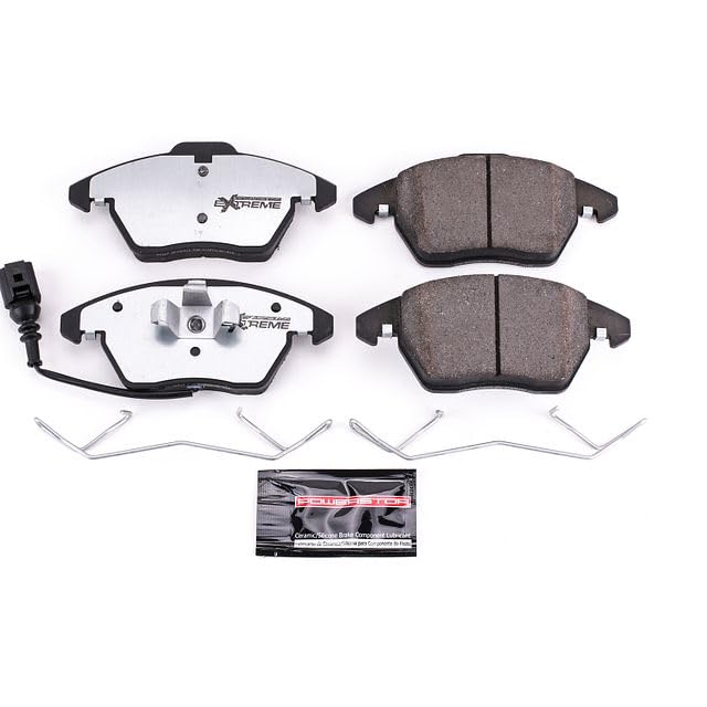 Power Stop Z26-1107 Front Z26 Carbon-Fiber Ceramic Brake Pads For A3 A3 Quattro TT TT Quattro VW Beetle VW CC VW Eos VW GTI VW Golf VW Jetta VW Passat VW Passat CC VW Rabbit [Model Specific]