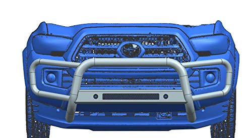 Modular Black Horse Beacon Front Runner Bumper Guard with 20” LED Lights Textured Black Compatible with 2015-2022 Chevrolet Colorado (Excl. ZR2 Models)-BFRG15
