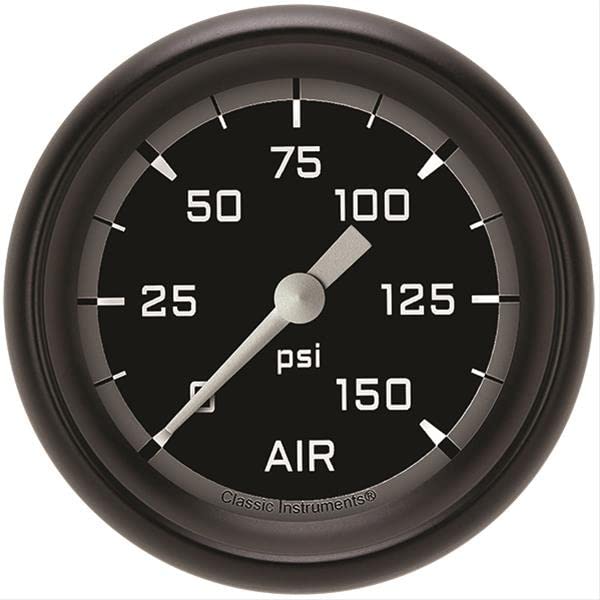 AX318GBPF Classic Instruments Gray 2-5/8" AutoCross Air Pressure Gauge