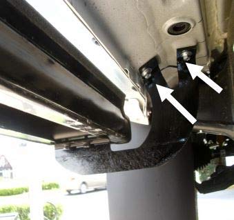 RB10 / RB20 Go Rhino Brackets | Mild Steel, Textured Black | 6944295 | Fits 2005 - 2023 Toyota Tacoma Double Cab Pickup