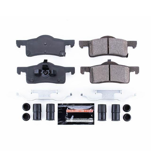 Power Stop Z23-935 Z23 Evolution Sport Carbon Fiber Infused Ceramic Brake Pads with Hardware For Ford Expedition 2003-2006, Lincoln Navigator 2003-2006 [Model Specific]