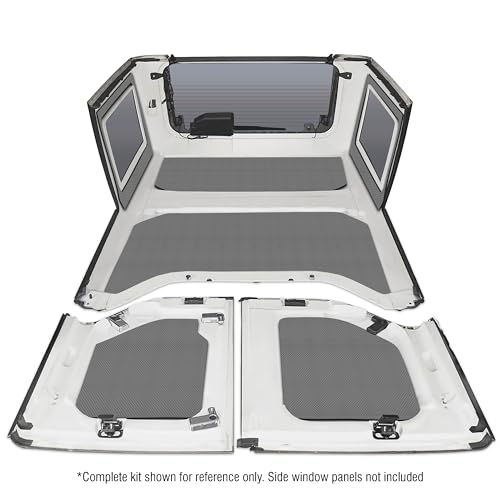 Boom Mat Design Engineering 050139 Grey Sound Deadening Headliner Compatible with 4-Door Jeep Wrangler JK (2011-2018)