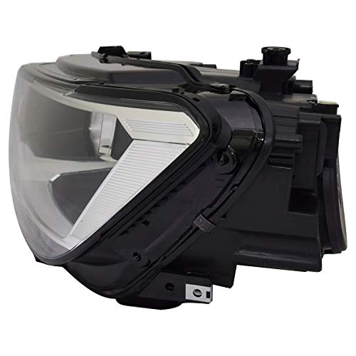 Left TYC Headlight Assembly Compatible with 2018-2020 Volkswagen Tiguan